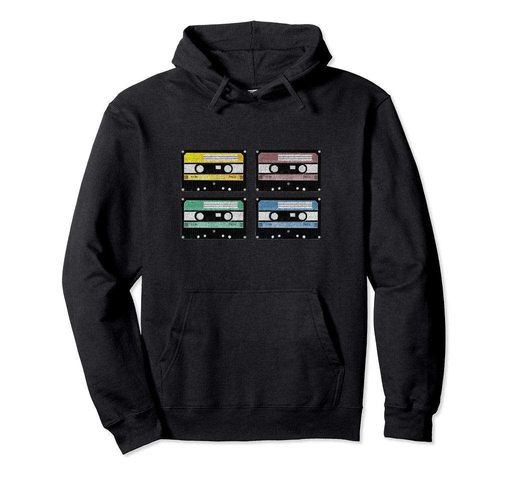 70S 80S 90S Cassette Tape Music Old Hoodie - Aesthetic Graphic Men Women - T-Shirt, Sweatshirt, Hoodie