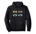 70S 80S 90S Cassette Tape Music Old Hoodie - Aesthetic Graphic Men Women - T-Shirt, Sweatshirt, Hoodie