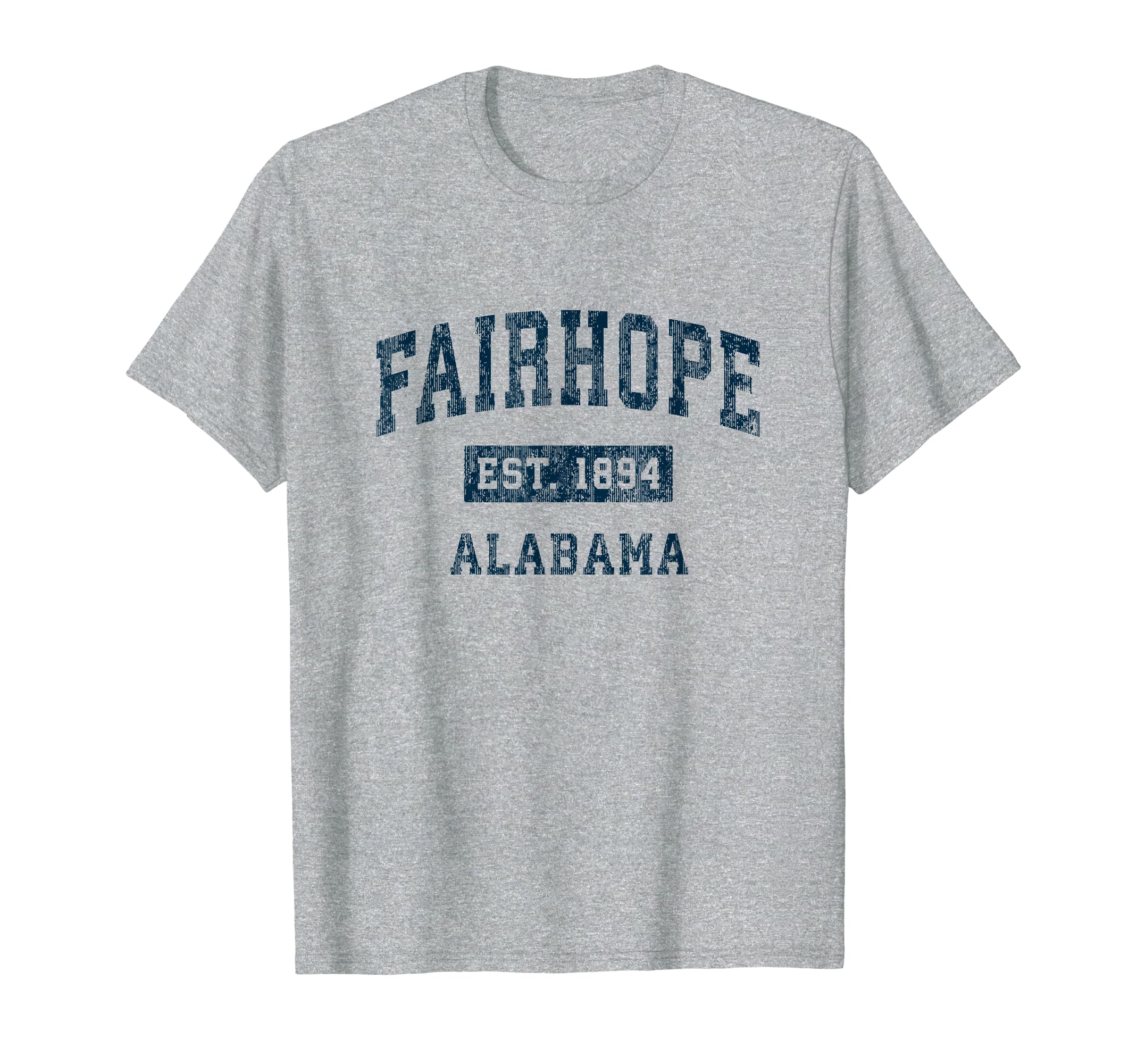 Fairhope Alabama Al Sports Navy T-Shirt - Trendy Graphic for Adults - T-Shirt, Sweatshirt, Hoodie