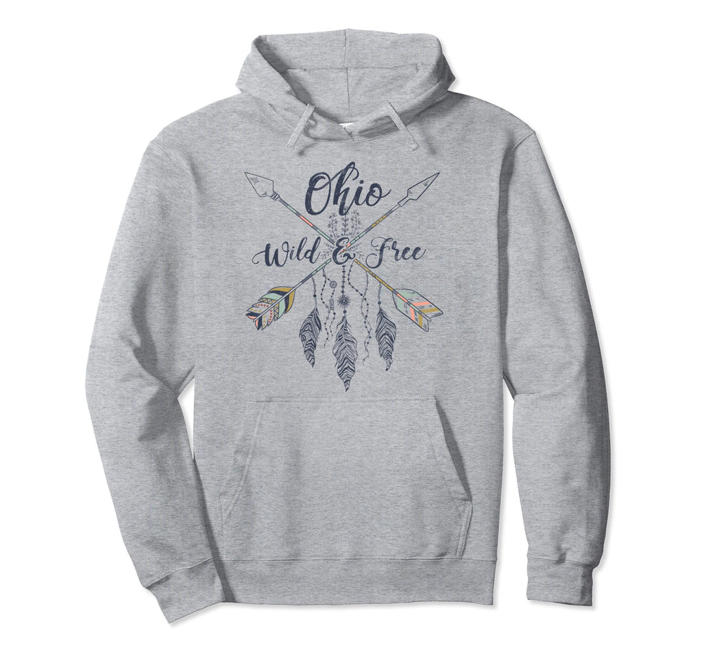 Ohio Hippy Chic Wild And Free Hoodie - Custom Art Print Men Women - T-Shirt, Sweatshirt, Hoodie