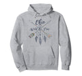 Ohio Hippy Chic Wild And Free Hoodie - Custom Art Print Men Women - T-Shirt, Sweatshirt, Hoodie