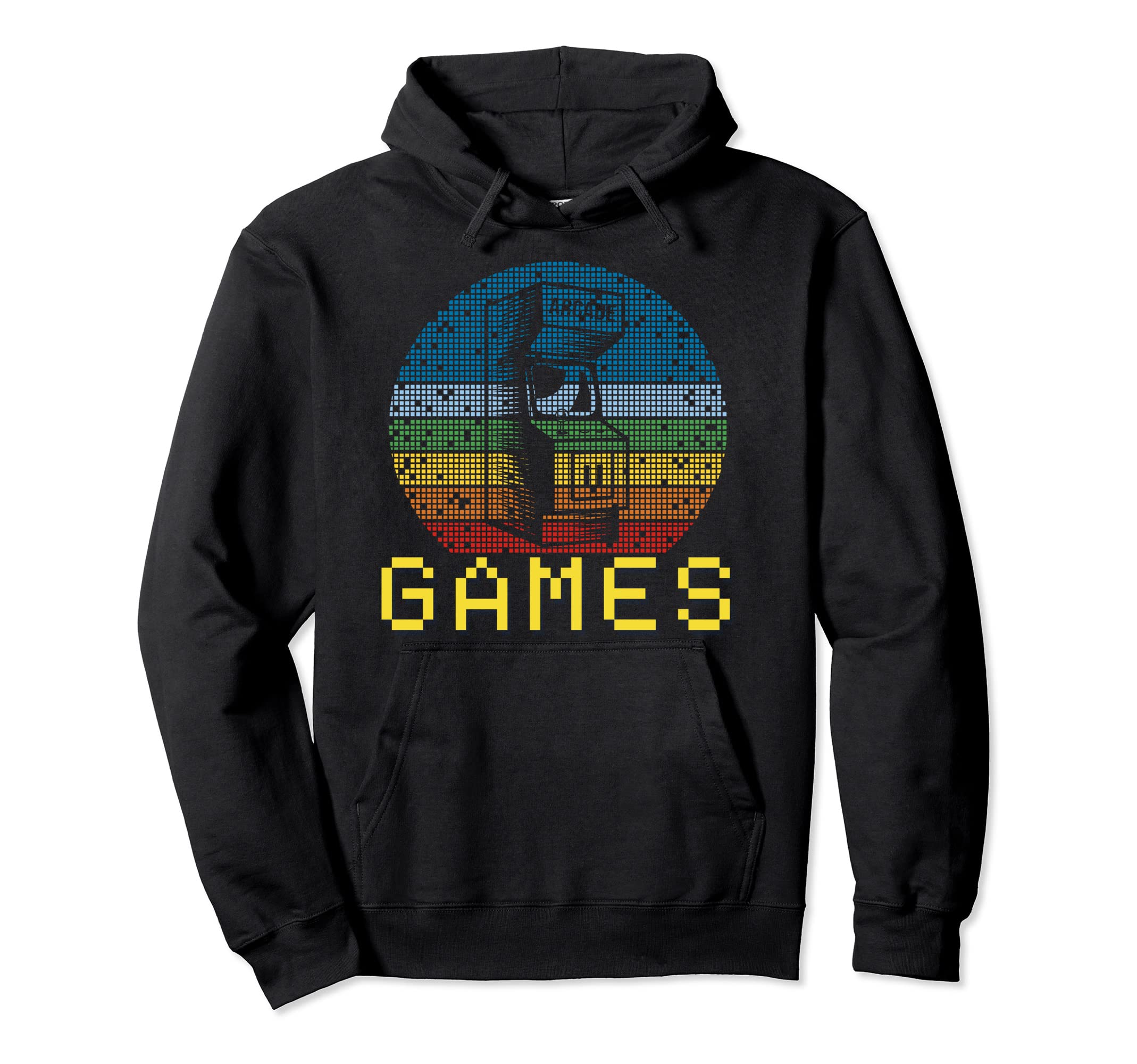 Gaming Arcade Machine Bit Concsole Hoodie - Trendy Graphic for Adults - T-Shirt, Sweatshirt, Hoodie