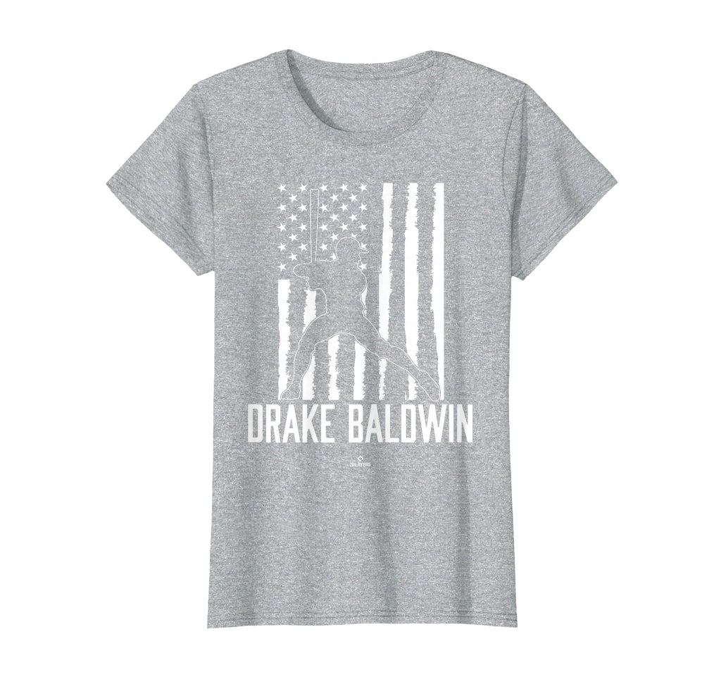 Distressed Flag Swing Drake Baldwin T-Shirt - Novelty Apparel for Adults - T-Shirt, Sweatshirt, Hoodie