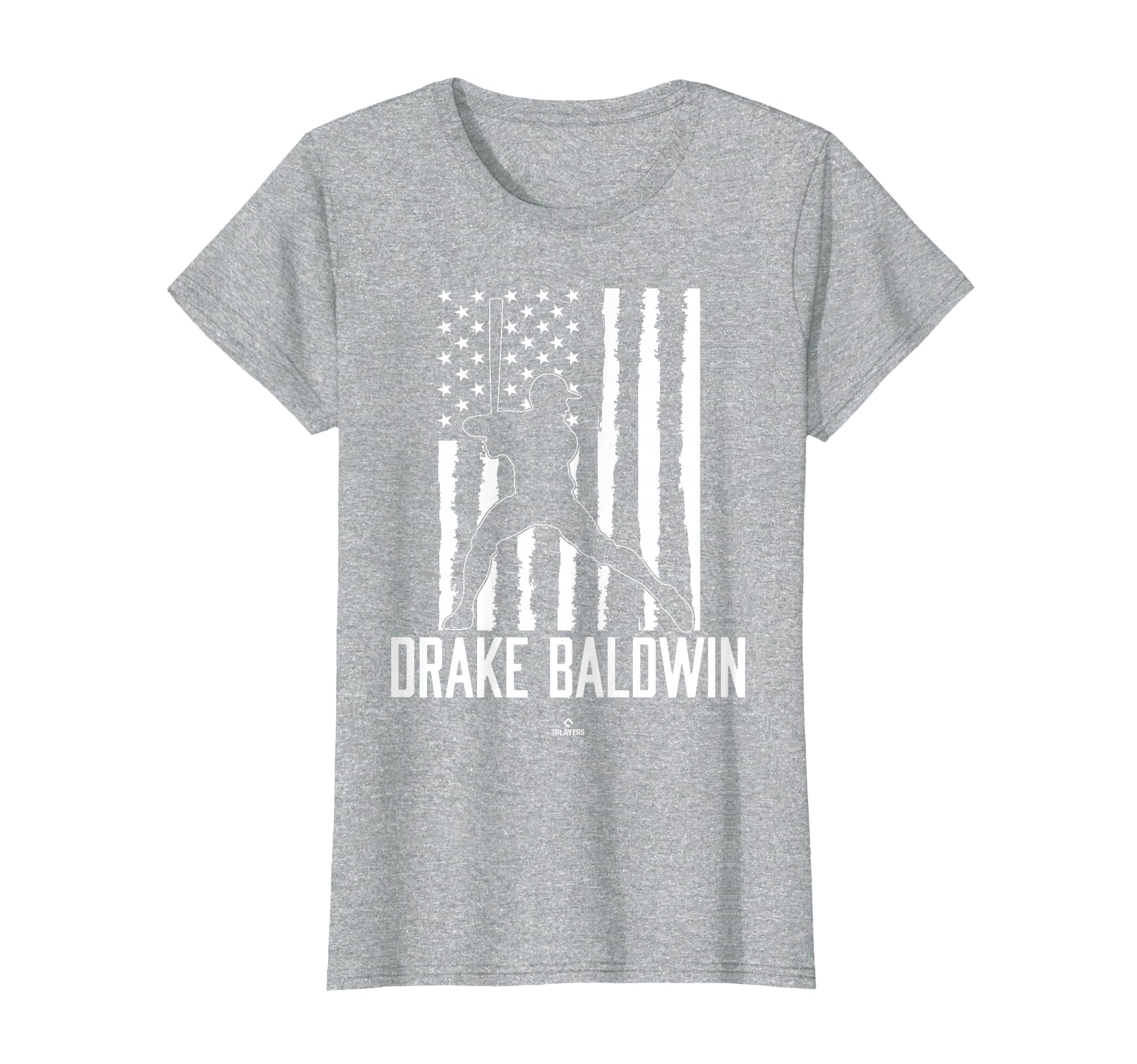 Distressed Flag Swing Drake Baldwin T-Shirt - Novelty Apparel for Adults - T-Shirt, Sweatshirt, Hoodie
