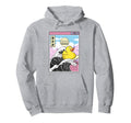 Rubber Duck Surfing Kanagawa Wave Kawaii Hoodie - Graphic Print Unisex - T-Shirt, Sweatshirt, Hoodie