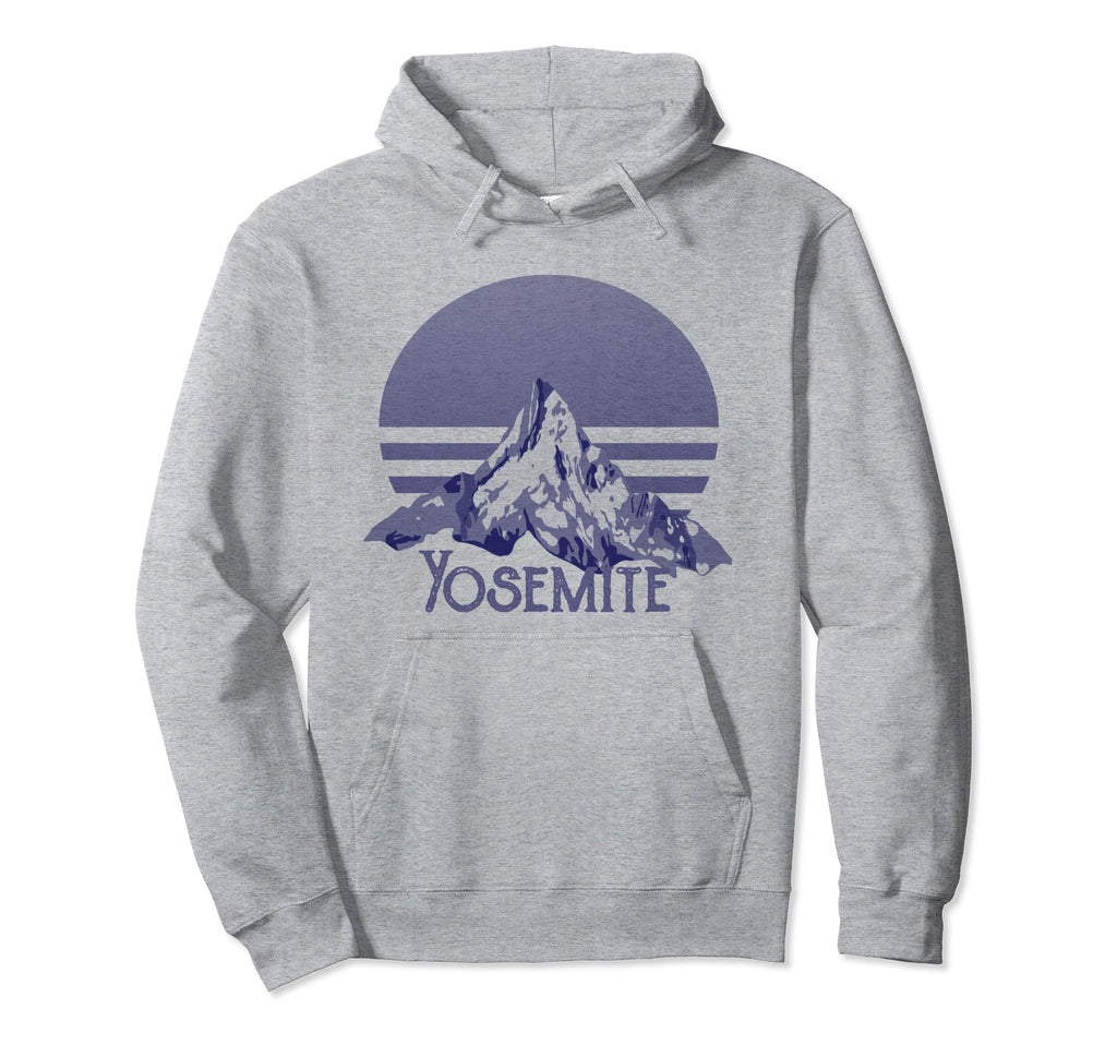 Yosemite Distressed Mountains Hoodie - Casual Everyday Wear Men Women - T-Shirt, Sweatshirt, Hoodie