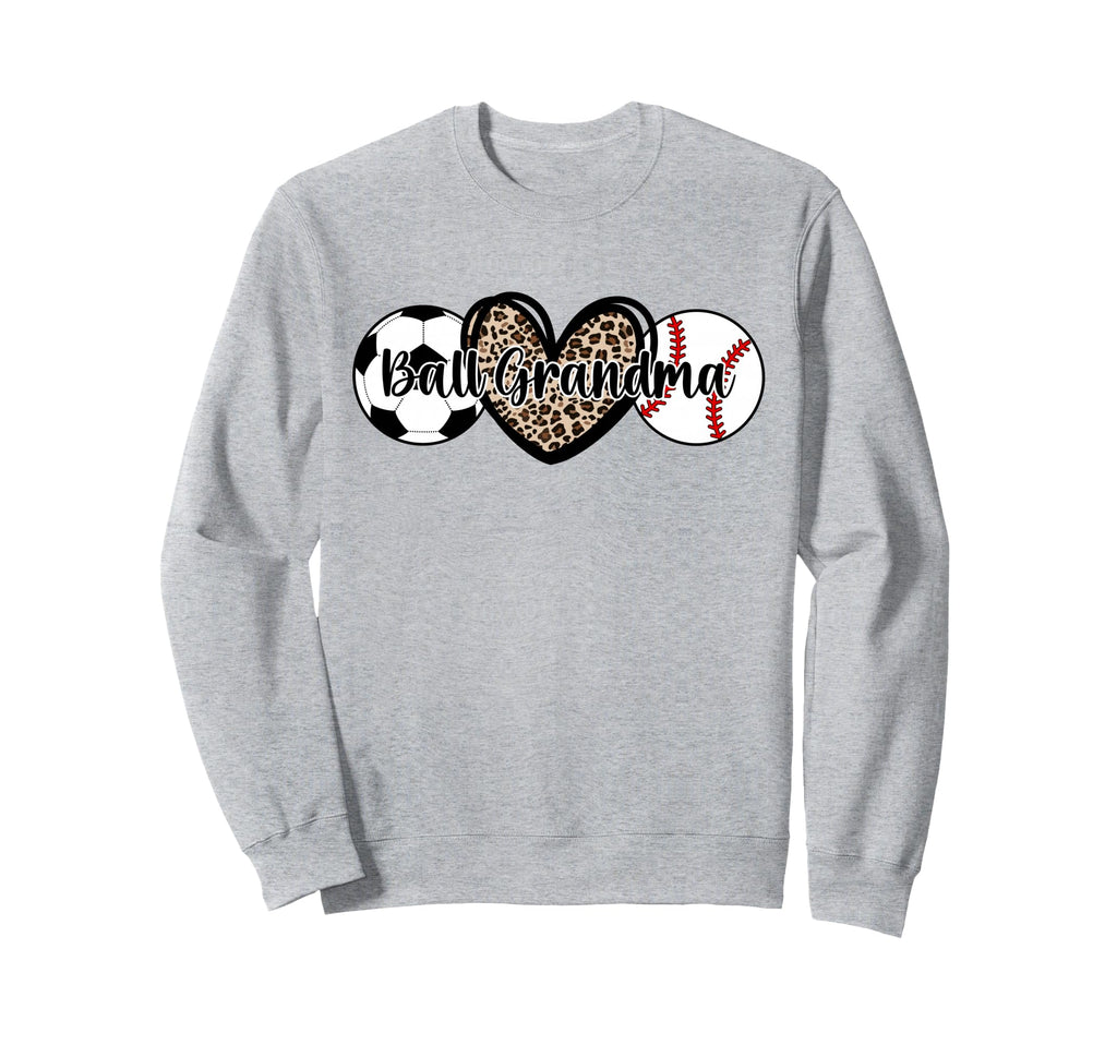 Ball Grandma Soccer Baseball Grandma Sweatshirt - Trendy Graphic Unisex - T-Shirt, Sweatshirt, Hoodie