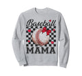 Baseball Mama Bow Softball Mom Sweatshirt - Novelty Apparel Unisex - T-Shirt, Sweatshirt, Hoodie