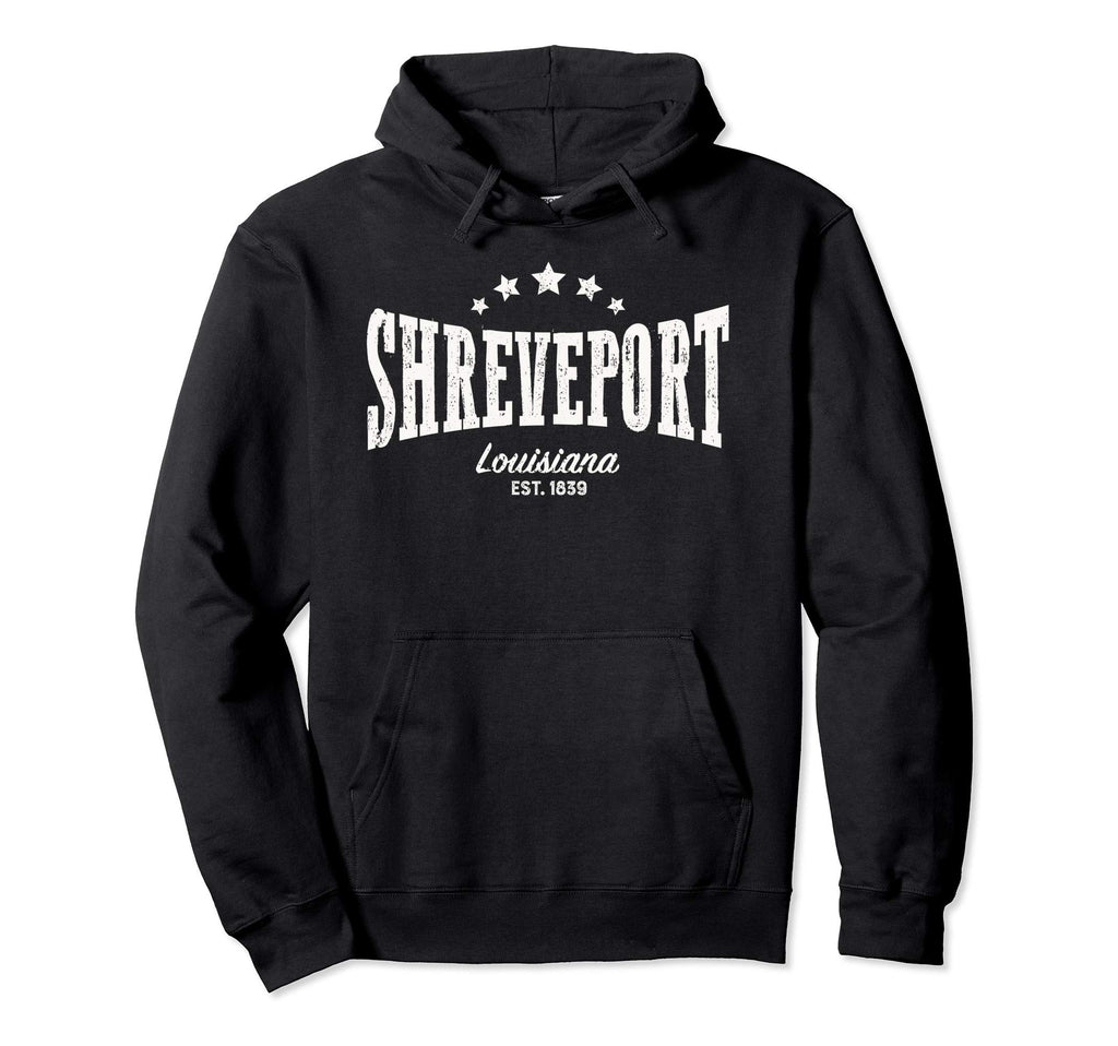 Shreveport La Distressed Home City Hoodie - Minimalist Print for Adults - T-Shirt, Sweatshirt, Hoodie