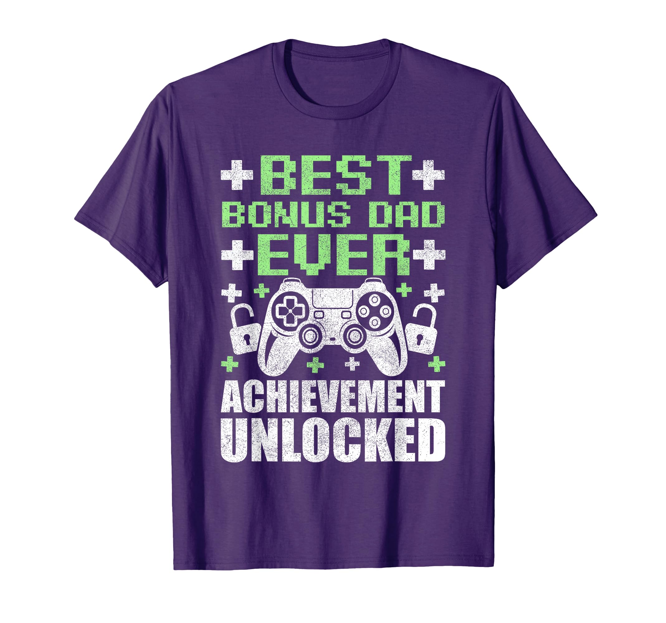 Gamer Stepdad Fathers Day Bonus Dad T-Shirt - Graphic Print Men Women - T-Shirt, Sweatshirt, Hoodie