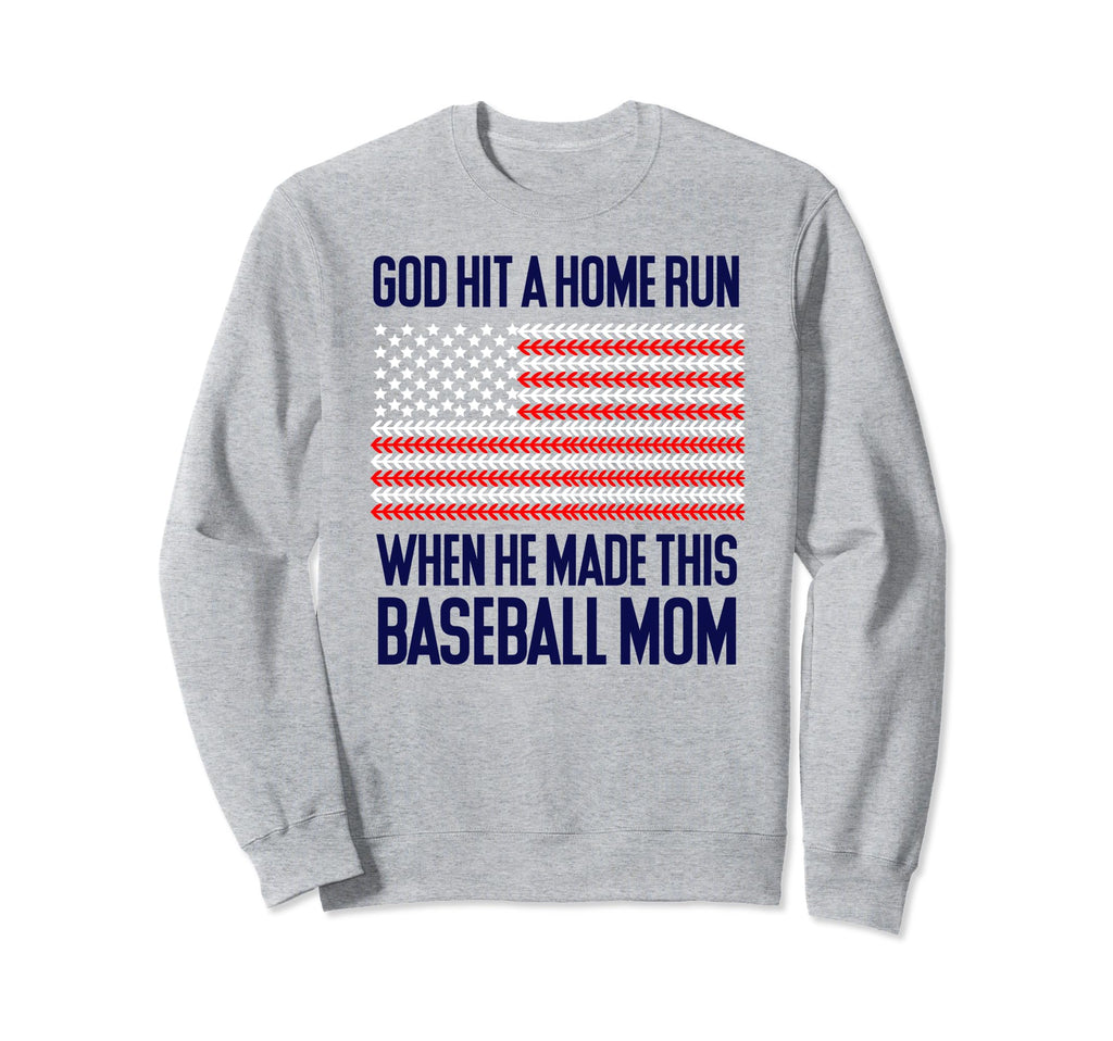Homerun God Hit Home Run When He Made Sweatshirt - Unique Graphic Unisex - T-Shirt, Sweatshirt, Hoodie