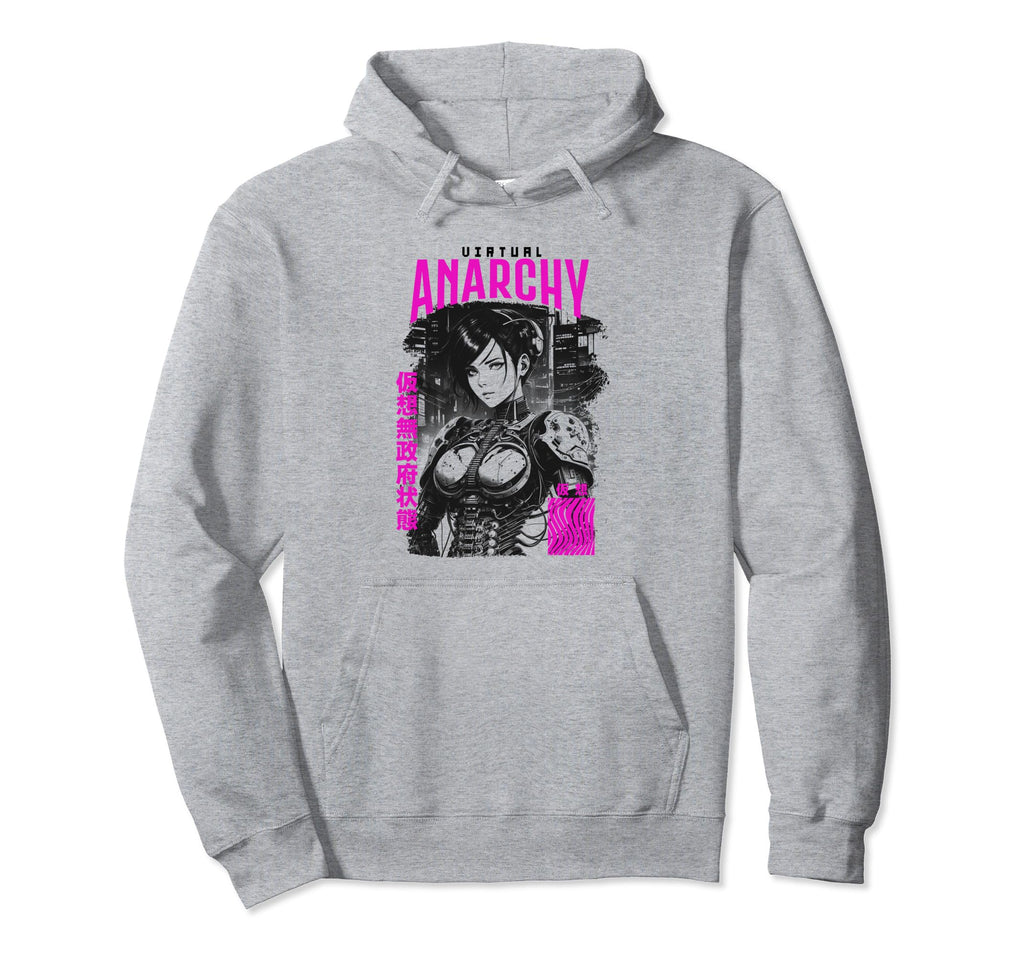 Japanese Anime Urban Cyber Vaporwave Hoodie - Aesthetic Graphic Unisex - T-Shirt, Sweatshirt, Hoodie