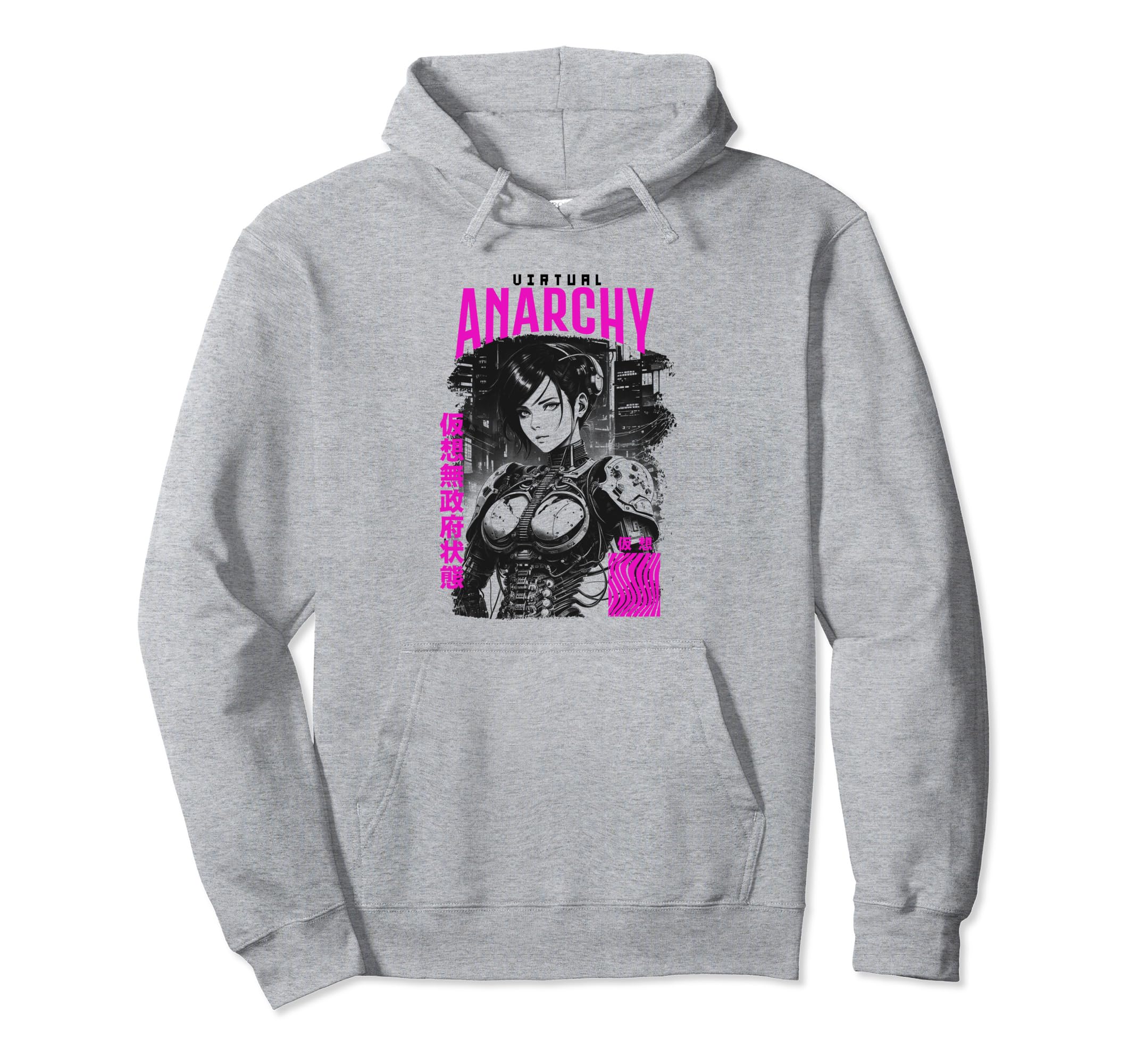 Japanese Anime Urban Cyber Vaporwave Hoodie - Aesthetic Graphic Unisex - T-Shirt, Sweatshirt, Hoodie