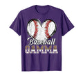 Softball Baseball Gamma Heart Leopard T-Shirt - Novelty Apparel for Adults - T-Shirt, Sweatshirt, Hoodie