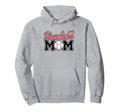American Baseball Mom Mama Hoodie - Fun Novelty Design for Adults - T-Shirt, Sweatshirt, Hoodie