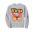 Virgo Zodiac Butterfly Boho Sweatshirt - Casual Everyday Wear Unisex - T-Shirt, Sweatshirt, Hoodie