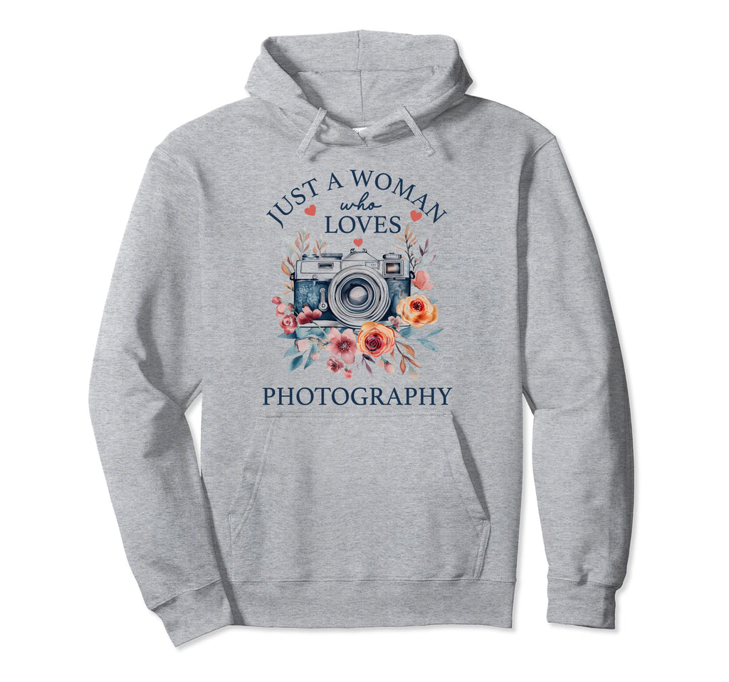 Photographer Camera Flowers Photography Hoodie - Trendy Graphic Unisex - T-Shirt, Sweatshirt, Hoodie