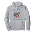Photographer Camera Flowers Photography Hoodie - Trendy Graphic Unisex - T-Shirt, Sweatshirt, Hoodie