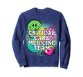 Critical Care Team Nurse Happy Y2K Sweatshirt - Graphic Print for Adults - T-Shirt, Sweatshirt, Hoodie