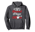 My Favorite Baseball Player Calls Me Mom Hoodie - Graphic Print Unisex - T-Shirt, Sweatshirt, Hoodie