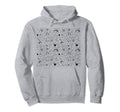 Y2K Star Pattern Black And White Hoodie - Custom Art Print Men Women - T-Shirt, Sweatshirt, Hoodie