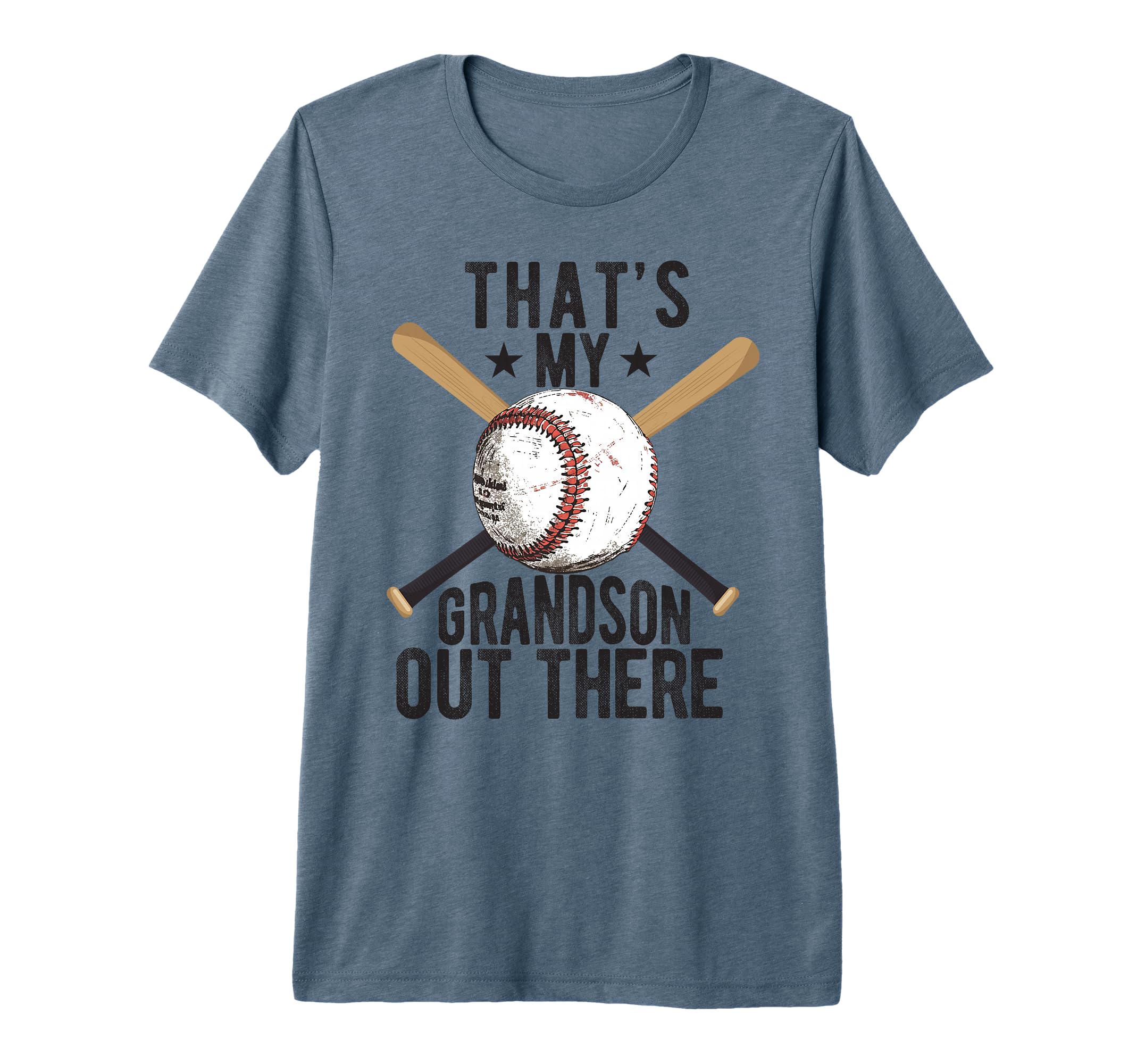 Thats My Grandson Out There Baseball T-Shirt - Trendy Graphic for Adults - T-Shirt, Sweatshirt, Hoodie
