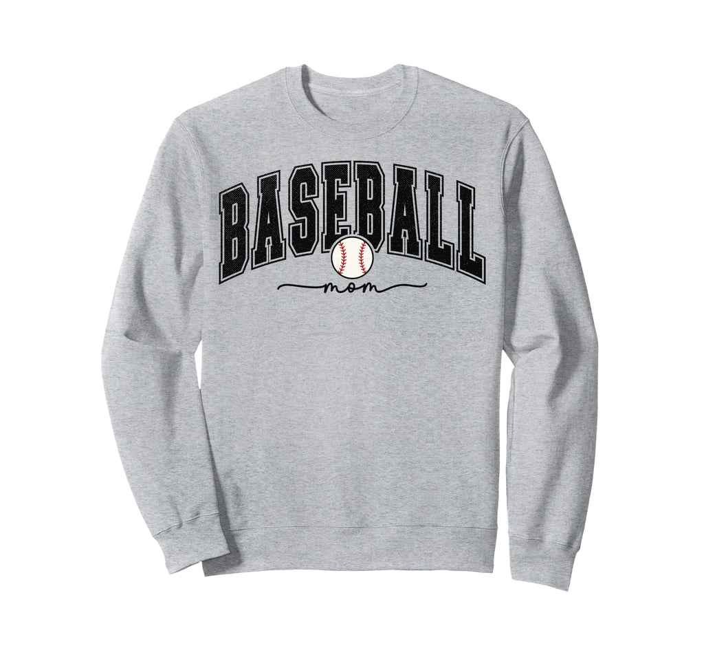 Baseball Mom Sweatshirt - Streetwear Style for Adults - T-Shirt, Sweatshirt, Hoodie
