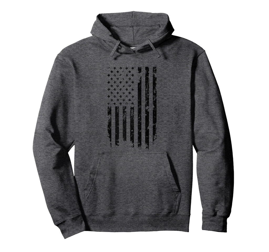 Distressed American Flag Hoodie - Unique Graphic for Adults - T-Shirt, Sweatshirt, Hoodie