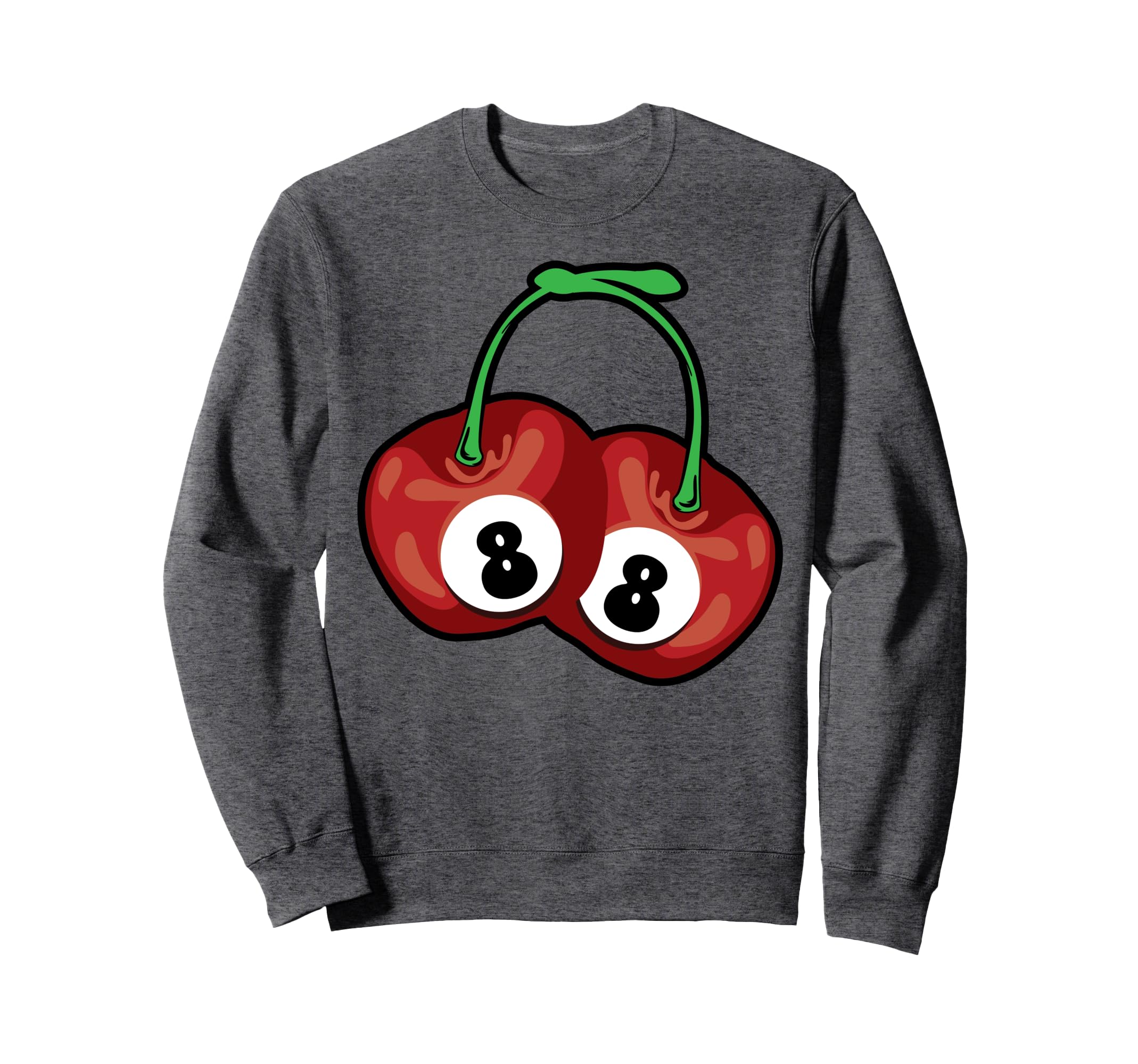 Lucky 8 Ball Cherry Lover Y2K Sweatshirt - Novelty Apparel Men Women - T-Shirt, Sweatshirt, Hoodie