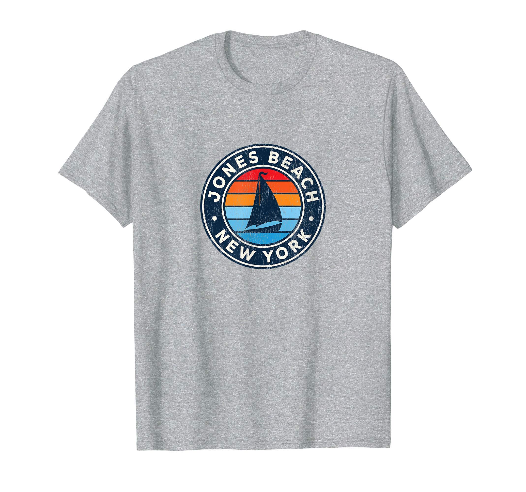 Jones Beach New York Ny Sailboat 70S T-Shirt - Streetwear Style Men Women - T-Shirt, Sweatshirt, Hoodie