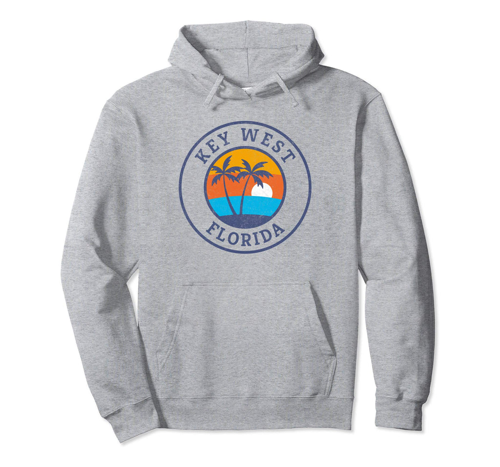 Key West Florida And Distressed Hoodie - Graphic Print Men Women - T-Shirt, Sweatshirt, Hoodie