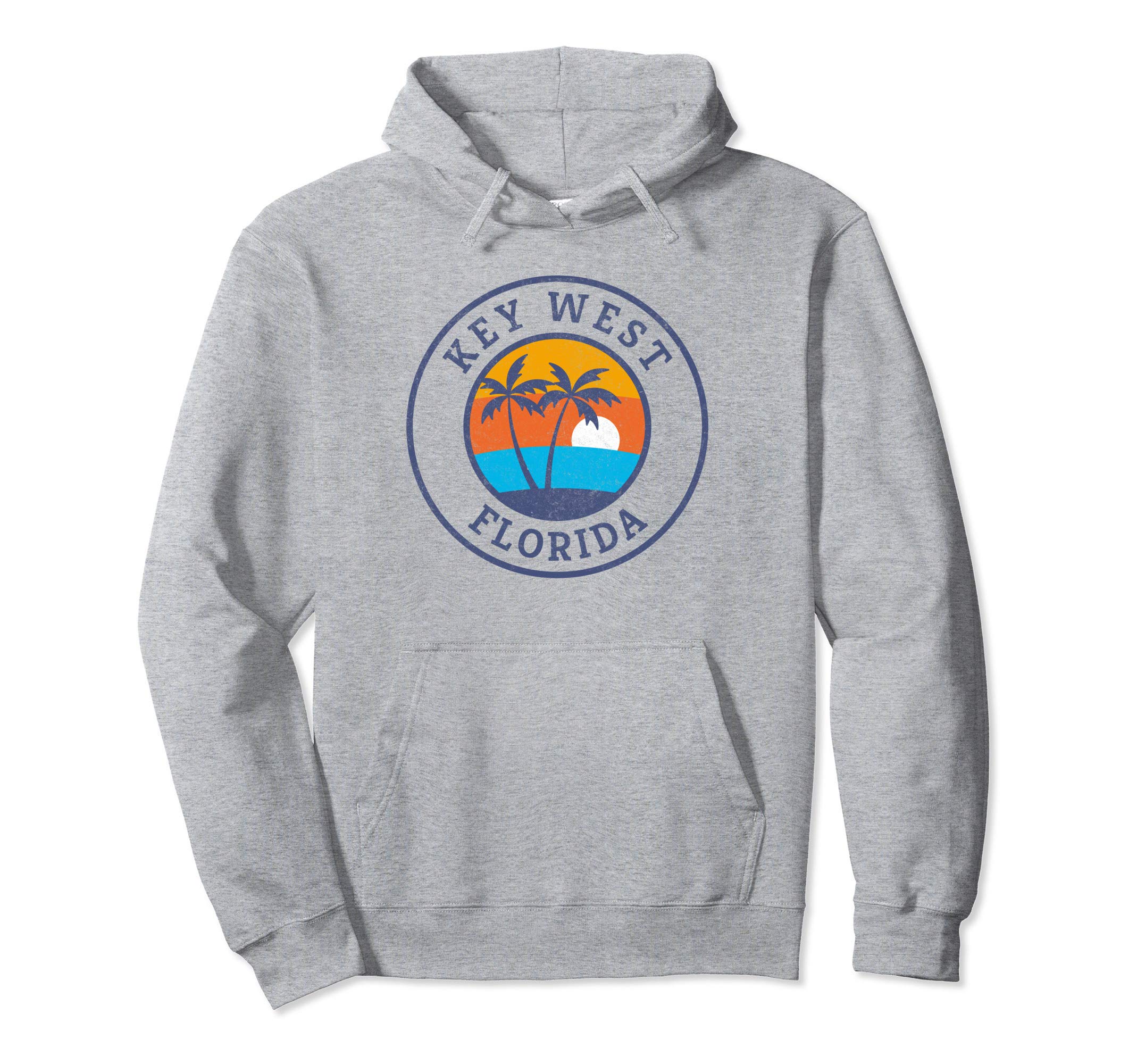 Key West Florida And Distressed Hoodie - Graphic Print Men Women - T-Shirt, Sweatshirt, Hoodie