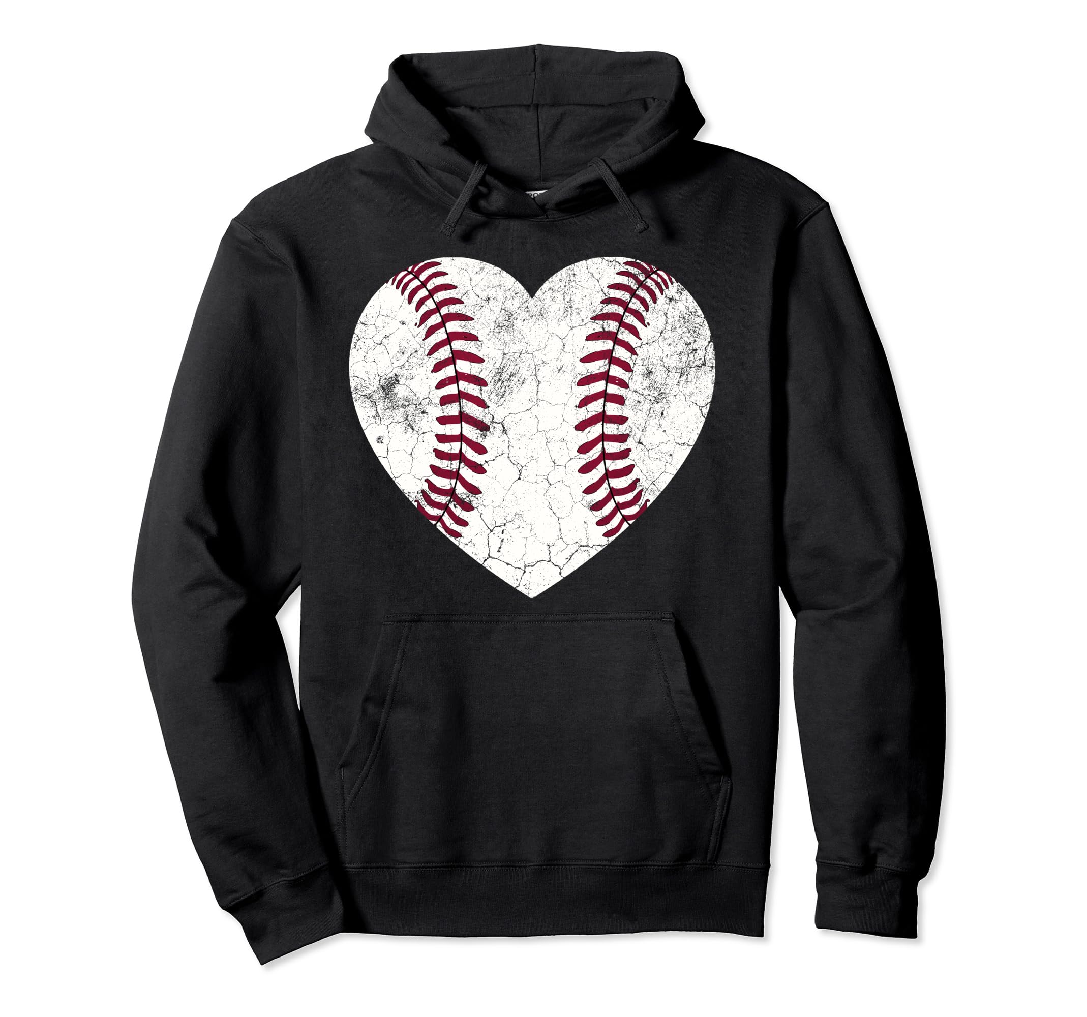 Baseball Heart Fun Mom Dad Softball Hoodie - Streetwear Style for Adults - T-Shirt, Sweatshirt, Hoodie