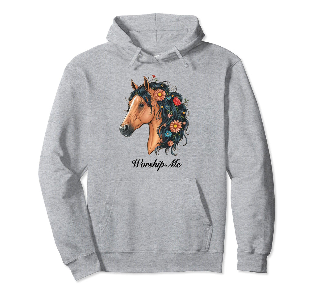 Coquette Worship Me Horse Girlcore Hoodie - Aesthetic Graphic for Adults - T-Shirt, Sweatshirt, Hoodie