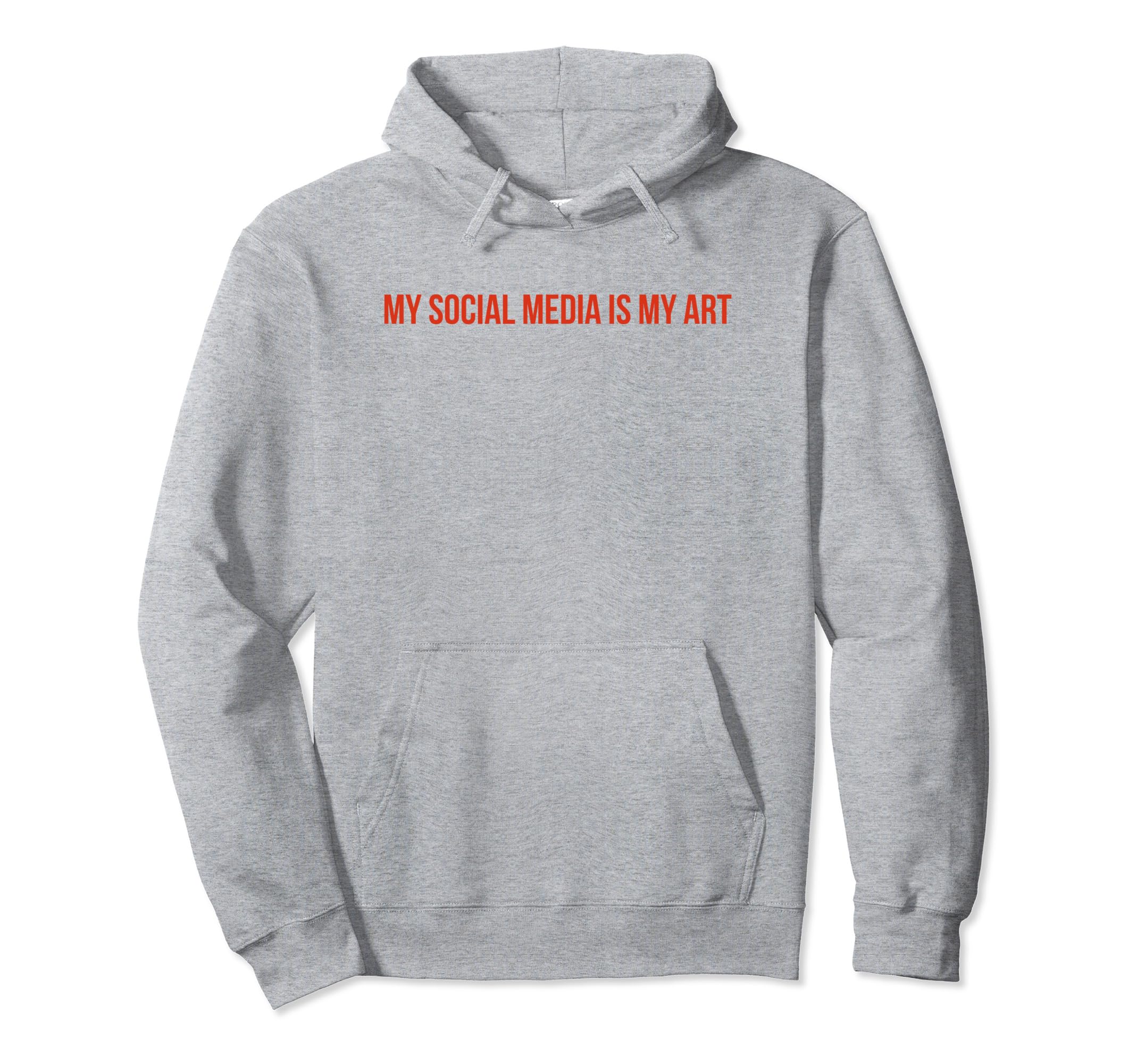 My Social Media Is My Art Y2K Aesthetic Hoodie - Custom Art Print Unisex - T-Shirt, Sweatshirt, Hoodie