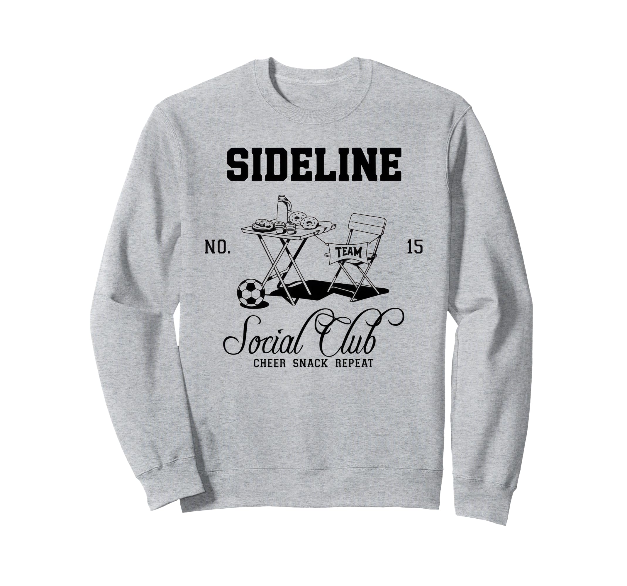 Sideline Social Club Soccer Mom Sweatshirt - Casual Everyday Wear Unisex - T-Shirt, Sweatshirt, Hoodie