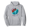 Beach More Worry Less Palm Summer Hoodie - Novelty Apparel Men Women - T-Shirt, Sweatshirt, Hoodie
