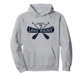 Lake Rainy Minnesota Distressed Hoodie - Custom Art Print Men Women - T-Shirt, Sweatshirt, Hoodie