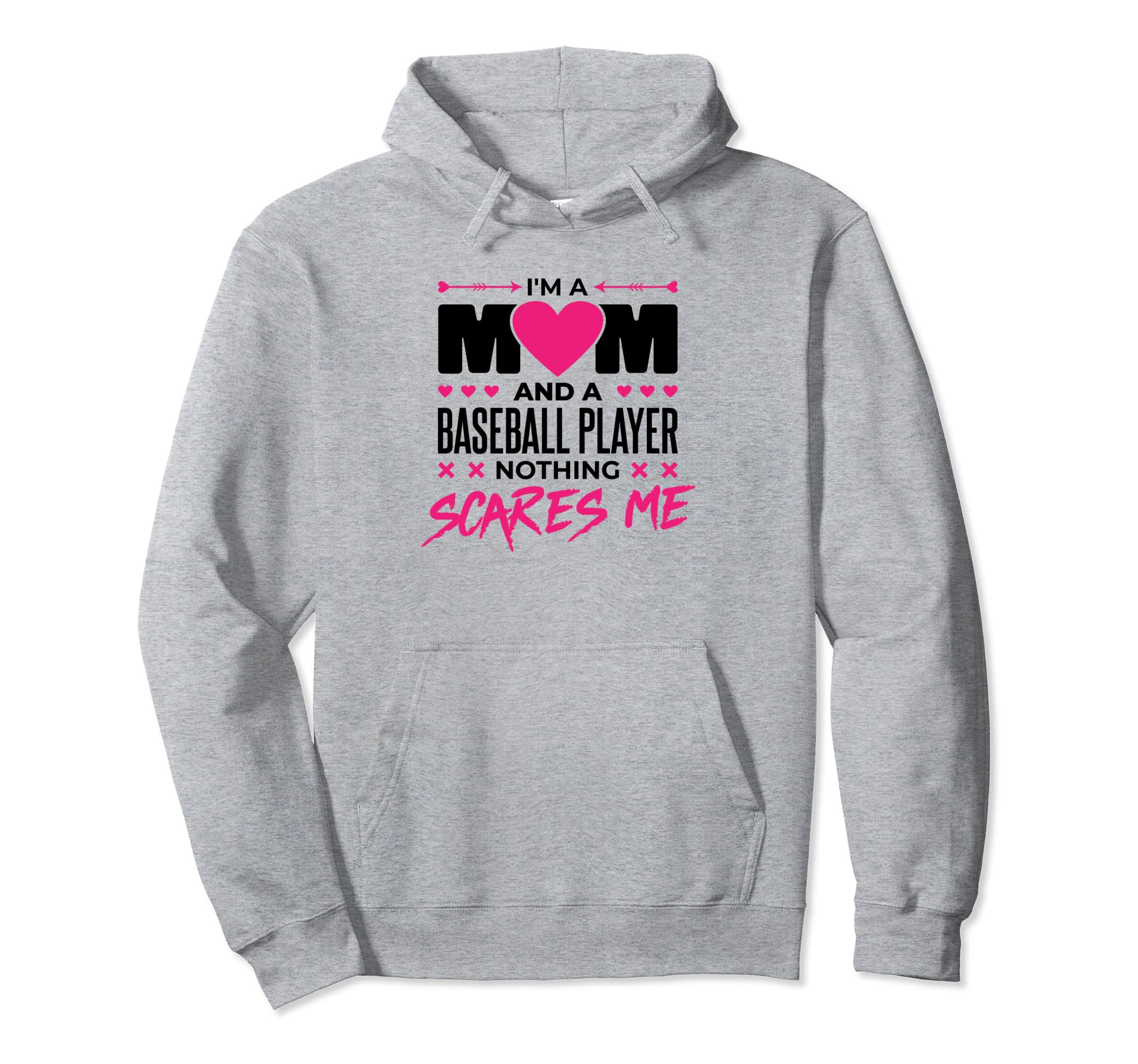 Baseball Player Mom Baseball Sports Hoodie - Unique Graphic for Adults - T-Shirt, Sweatshirt, Hoodie