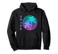 Vaporwave Japanese Palm Tree 80S 90S Hoodie - Fun Novelty Design Unisex - T-Shirt, Sweatshirt, Hoodie