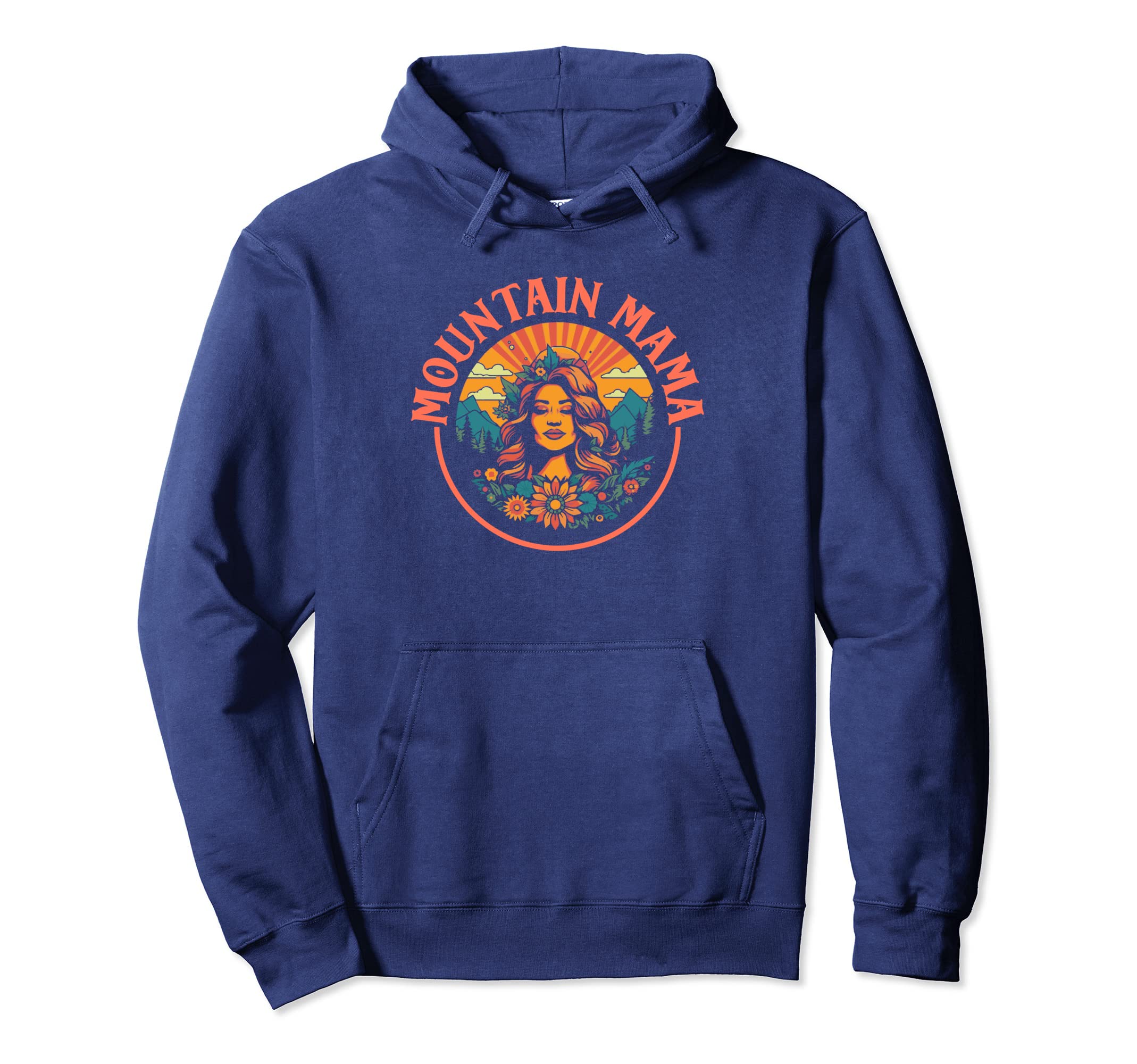 Groovy Mountain Mama Hippie 60S Hoodie - Streetwear Style Men Women - T-Shirt, Sweatshirt, Hoodie