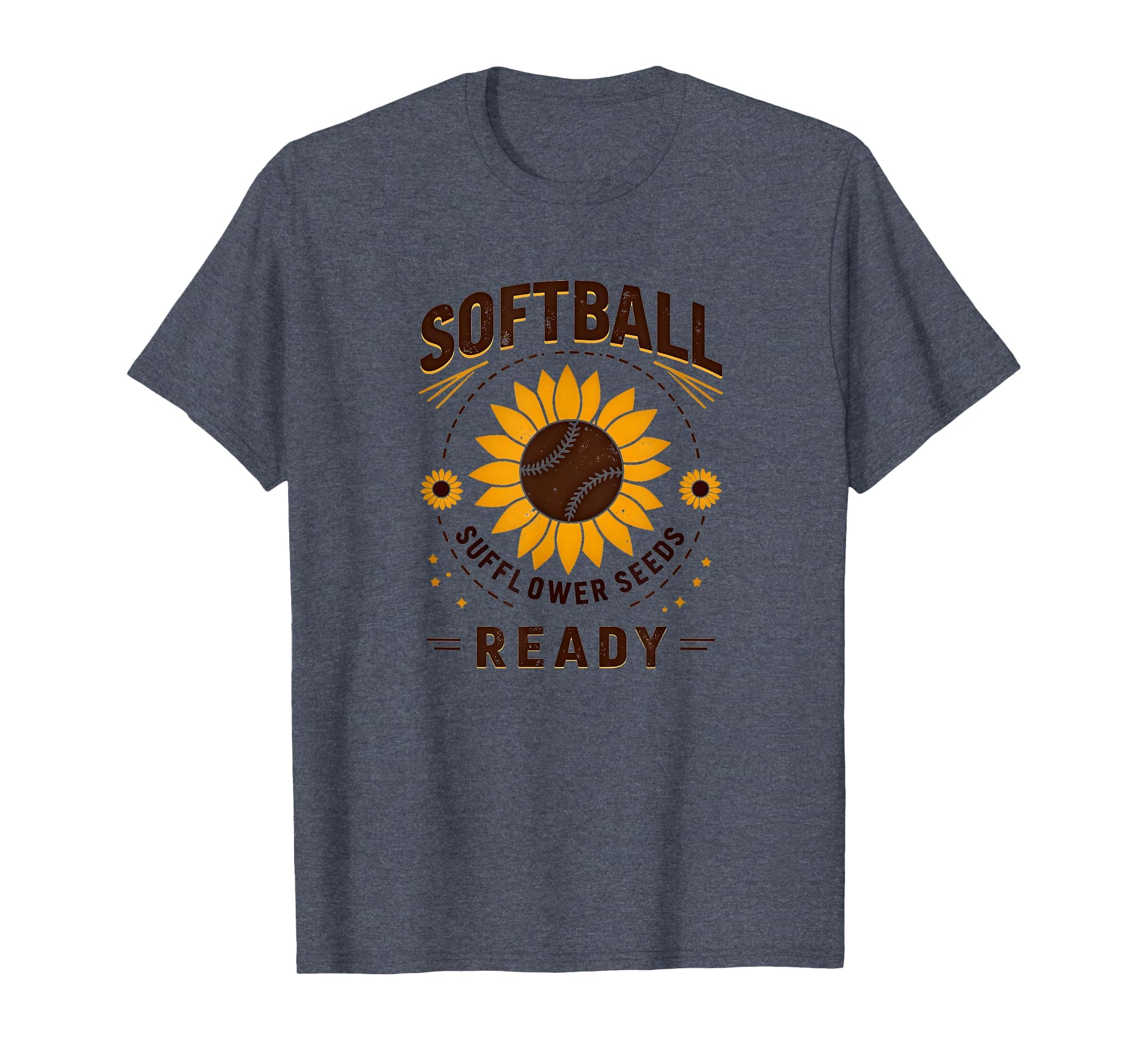 Softball Sunflower Seeds Ready T-Shirt - Custom Art Print Men Women - T-Shirt, Sweatshirt, Hoodie