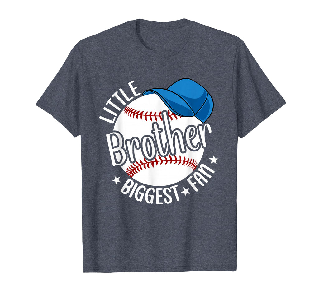 Little Brother Biggest Fan Baseball T-Shirt - Minimalist Print for Adults - T-Shirt, Sweatshirt, Hoodie