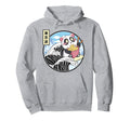 Panda Bear Ramen Japanese Wave Vaporwave Hoodie - Aesthetic Graphic Unisex - T-Shirt, Sweatshirt, Hoodie