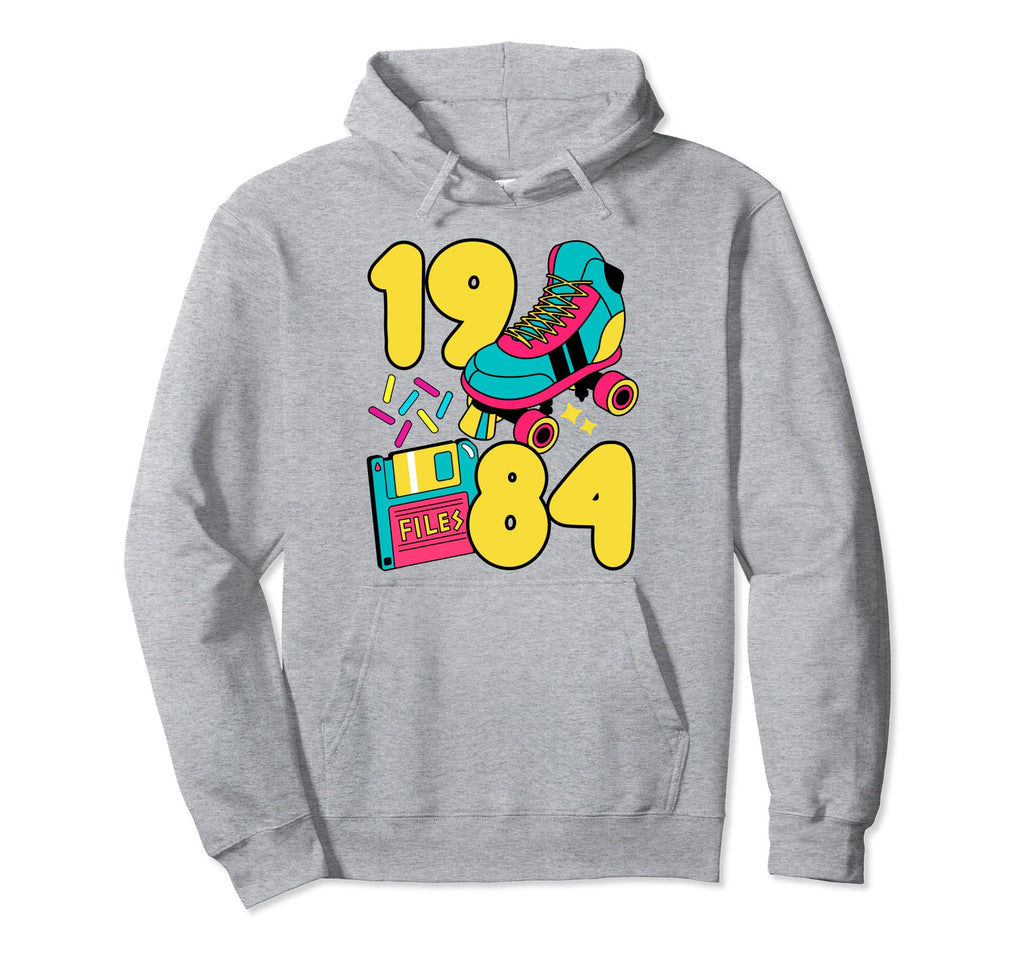 1984 Slow Tec 80S Candy Roller Rink Hoodie - Streetwear Style for Adults - T-Shirt, Sweatshirt, Hoodie