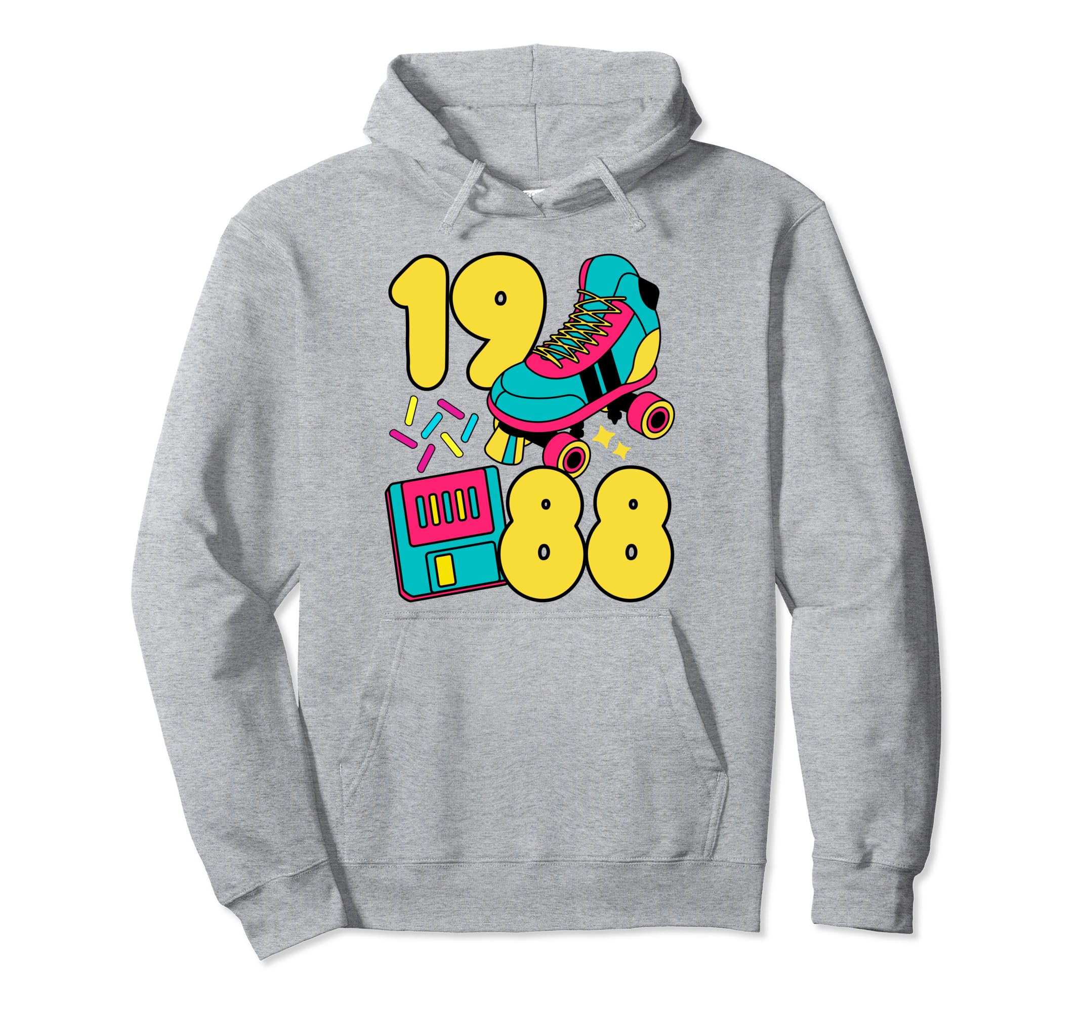 1988 Slow Tec 80S Candy Roller Rink Hoodie - Novelty Apparel Unisex - T-Shirt, Sweatshirt, Hoodie