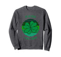 St Patricks Day Distressed Irish Sweatshirt - Minimalist Print Men Women - T-Shirt, Sweatshirt, Hoodie