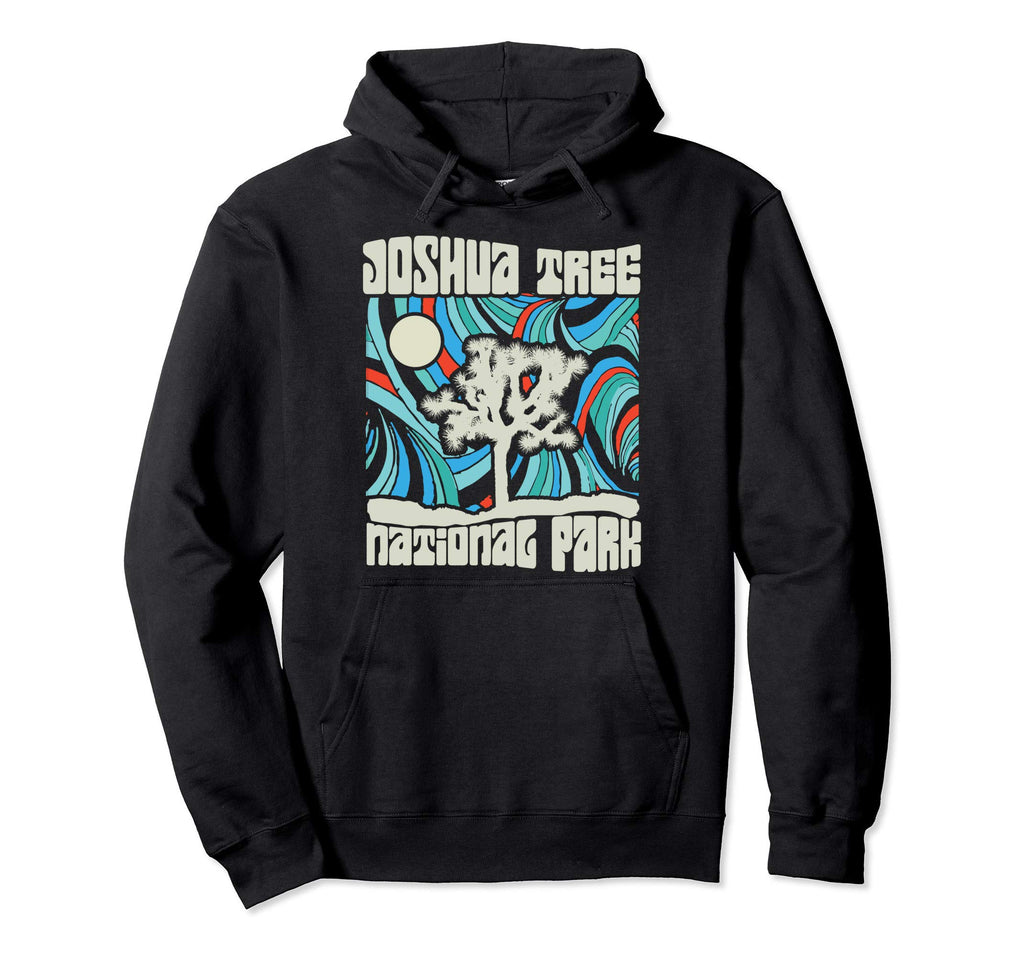 Joshua Tree National Park Psychedelic Hoodie - Aesthetic Graphic Men Women - T-Shirt, Sweatshirt, Hoodie