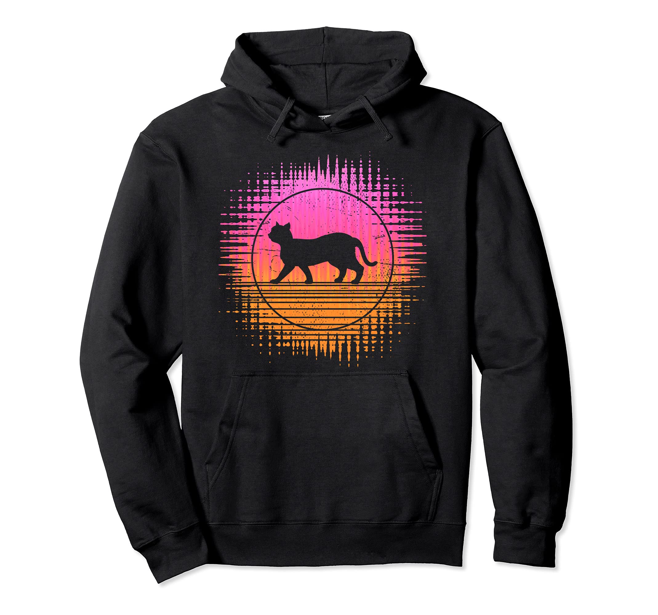 Vaporwave Aesthetic Animal Cat Owner 90S Hoodie - Trendy Graphic Unisex - T-Shirt, Sweatshirt, Hoodie