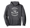 Hobart Lacrosse Distressed Lax Hoodie - Custom Art Print Men Women - T-Shirt, Sweatshirt, Hoodie